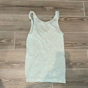 LIGHT GREEN LULU TANK ribbed mint